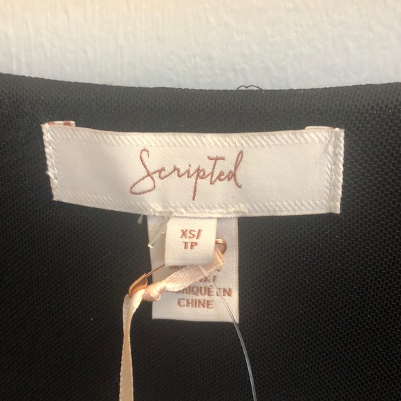 Scripted Metallic Long- Sleeve Bodysuit NWT - Picture 10 of 15